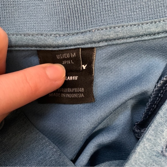 Men's Blue Oakley Short Sleeve Shirt - Picture 7 of 7